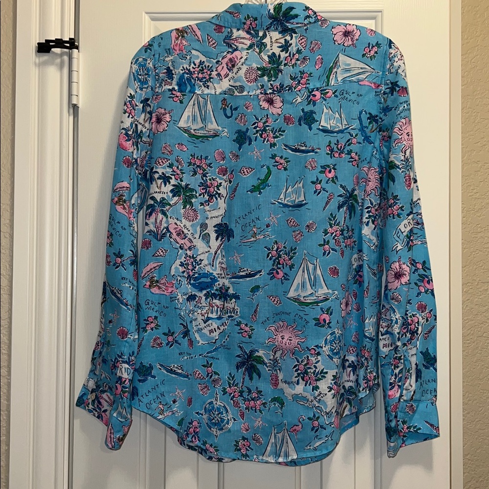 Lilly Button Down Blouse - Picture 9 of 9
